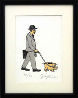   Jiří Slíva - Chodící  kasička - grafika
